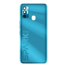 Задня кришка для Tecno Spark 7 (Blue) (Original PRC)