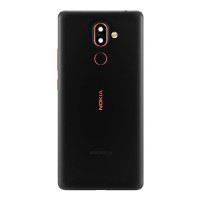 Задня кришка для Nokia 7 Plus (Black) (Original) зі сканером відбитків пальців