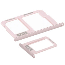 Тримач SIM-карти та MicroSD для Samsung J330 Galaxy J3 (2017) (Pink)