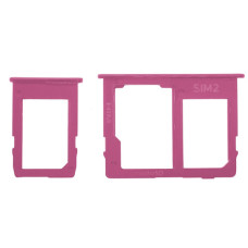 Тримач SIM-карти та MicroSD для Samsung J415 Galaxy J4 Plus (2018) (Rose)