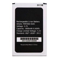 Акумуляторна батарея Prestigio PSP3503 / PSP3505 / PSP3509 / PSP3519 DUO (1800 mAh)