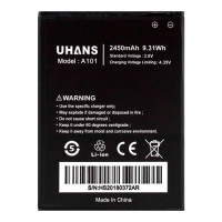 Акумуляторна батарея Ergo F502 Platinum / Uhans A101 (2450 mAh)