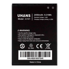 Акумуляторна батарея Ergo F502 Platinum / Uhans A101 (2450 mAh)