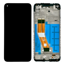 Дисплей для Samsung A115 Galaxy A11 (2020) з тачскріном і рамкою (Black) (Original)
