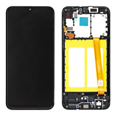 Дисплей для Samsung A202 Galaxy A20e (2019) з тачскріном і рамкою (Black) (Original)