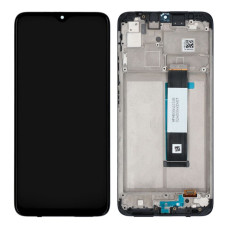 Дисплей для Xiaomi Poco M3 з тачскріном і рамкою (Black) (Original)