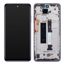 Дисплей для Xiaomi Mi 10T Lite з тачскріном і рамкою (Blue) (Original)