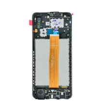 Дисплей для Samsung A022 Galaxy A02 (2021) з тачскріном і рамкою (Black) (Original)