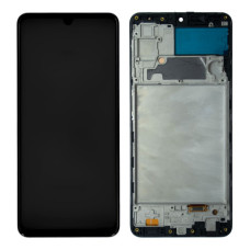 Дисплей для Samsung A225 Galaxy A22 (4G) (2021) з тачскріном і рамкою (Black) (OLED)