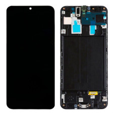 Дисплей для Samsung A305 Galaxy A30 (2019) з тачскріном і рамкою (Black) (Original)