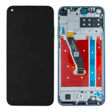 Дисплей для Huawei P40 lite E з тачскріном і рамкою (Aurora blue) (Original PRC)