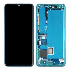 Дисплей для Xiaomi Mi Note 10 Lite з тачскріном і рамкою (Green) (Original PRC)