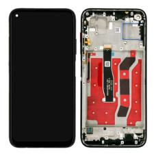 Дисплей для Huawei P40 lite з тачскріном і рамкою (Black) (Original)