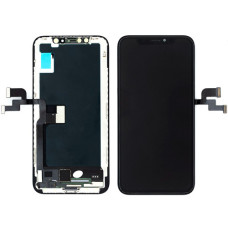 Дисплей для iPhone X з тачскріном і рамкою (Black) (Hard Oled)