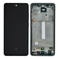 Дисплей для Samsung A525 Galaxy A52 (2021) з тачскріном і рамкою (Black) (Original)
