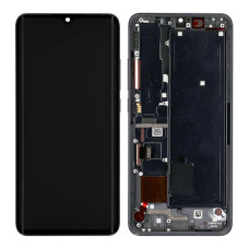 Дисплей для Xiaomi Mi Note 10 Pro з тачскріном і рамкою (Black) (Original)