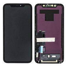 Дисплей для iPhone XR з тачскріном і рамкою (Black) (TFT)