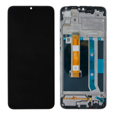 Дисплей для Oppo A15s з тачскріном і рамкою (Black)
