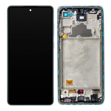 Дисплей для Samsung A725 Galaxy A72 (2021) з тачскріном і рамкою (Blue) (Original)
