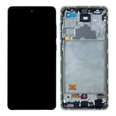 Дисплей для Samsung A725 Galaxy A72 (2021) з тачскріном і рамкою (White) (Original)