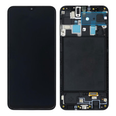 Дисплей для Samsung M107 Galaxy M10s (2019) з тачскріном і рамкою (Black) (Original)