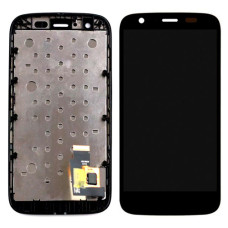 Дисплей для Motorola XT1033 Moto G з тачскріном і рамкою (Black)