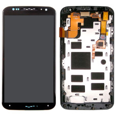 Дисплей для Motorola XT1092 Moto X з тачскріном і рамкою (Black)