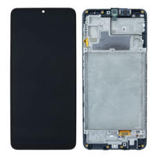 Дисплей для Samsung M225 Galaxy M22 (2021) з тачскріном і рамкою (Black) (Original)