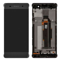 Дисплей для Sony F3112 Xperia XA Dual з тачскріном і рамкою (Graphite black)