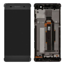 Дисплей для Sony F3112 Xperia XA Dual з тачскріном і рамкою (Graphite black)
