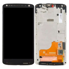 Дисплей для Motorola XT1581 Moto X Force з тачскріном і рамкою (Black)