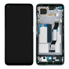 Дисплей для Xiaomi Mi 10T (5G) з тачскріном і рамкою (Black) (Original)