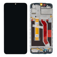 Дисплей для Realme C3 з тачскріном і рамкою (Black) (Original)