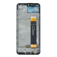 Дисплей для Samsung M236 Galaxy M23 (5G) (2021) з тачскріном і рамкою (Black) (Original China)