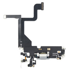 Шлейф для iPhone 13 Pro з роз’ємом зарядки (Silver) (Original)
