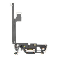 Шлейф для iPhone 12 Pro Max з роз’ємом зарядки (Blue) (Original)