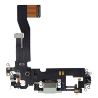 Шлейф для iPhone 12 з роз’ємом зарядки (Green) (Original)