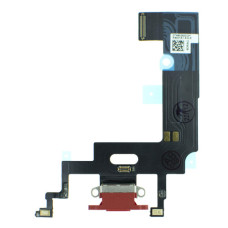 Шлейф для iPhone XR з роз’ємом зарядки (Red) (Original)