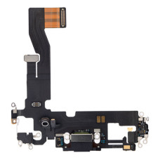 Шлейф для iPhone 12 Pro з роз’ємом зарядки (Black) (Original)