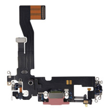 Шлейф для iPhone 12 з роз’ємом зарядки (Red) (Original)