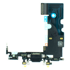 Шлейф для iPhone 8 з роз’ємом зарядки (Black) (Original)
