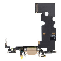 Шлейф для iPhone 8 з роз’ємом зарядки (Gold) (Original)