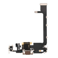 Шлейф для iPhone 11 Pro Max з роз’ємом зарядки (Gold) (Original)
