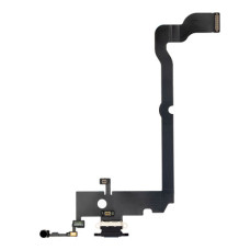 Шлейф для iPhone Xs Max з роз’ємом зарядки (Black) (Original)