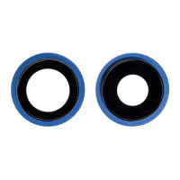 Скло камери для iPhone 12 в рамці (Blue) (Original)