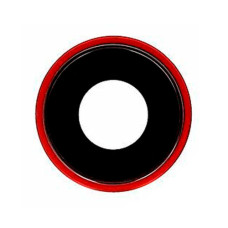 Скло камери для iPhone Xr в рамці (Red) (Original)