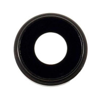 Скло камери для iPhone Xr в рамці (Black) (Original)
