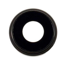 Скло камери для iPhone Xr в рамці (Black) (Original)