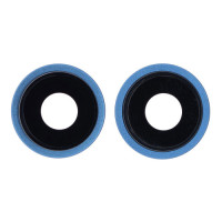 Скло камери для iPhone 13 в рамці (Blue) (Original)